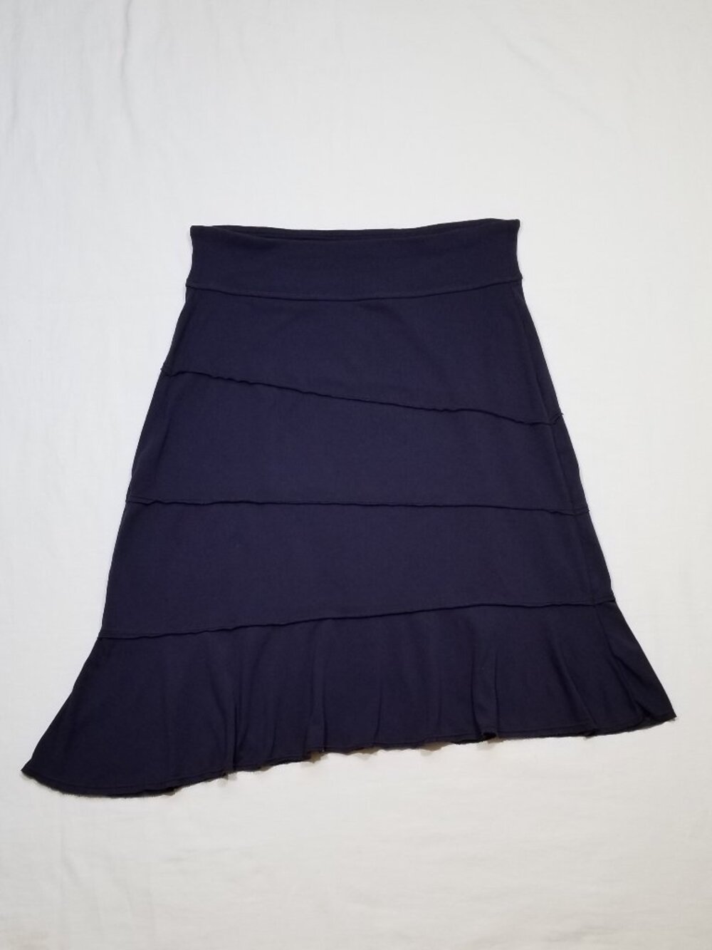 ATHLETA Crescendo Asymmetrical Tiered Midi Skirt 7057E1M